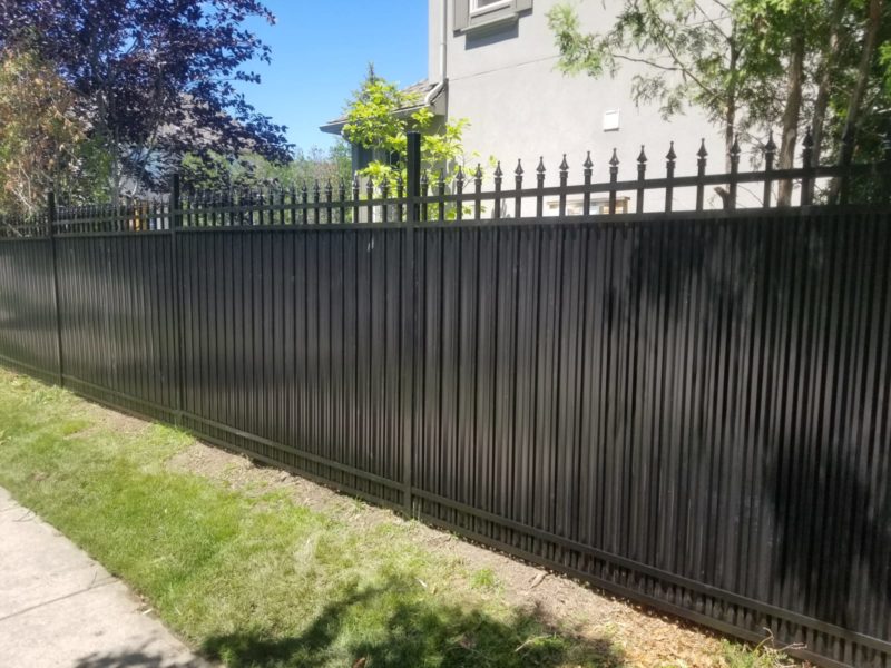aluminum privacy fence toronto