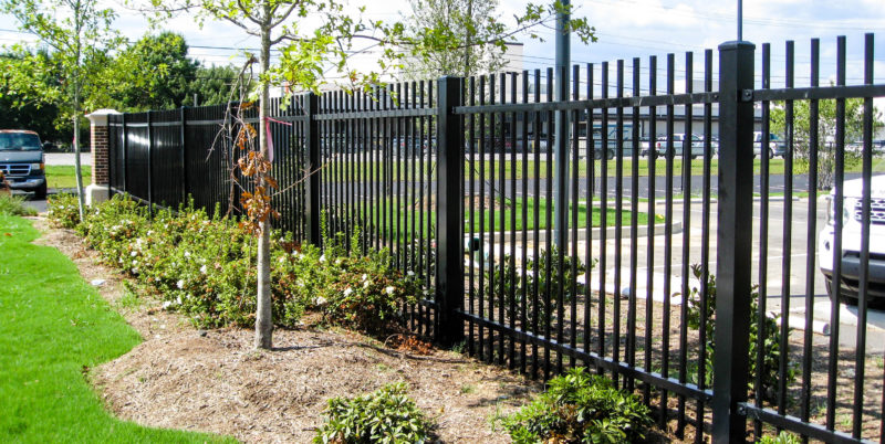 palisade aluminum fence panels commercial