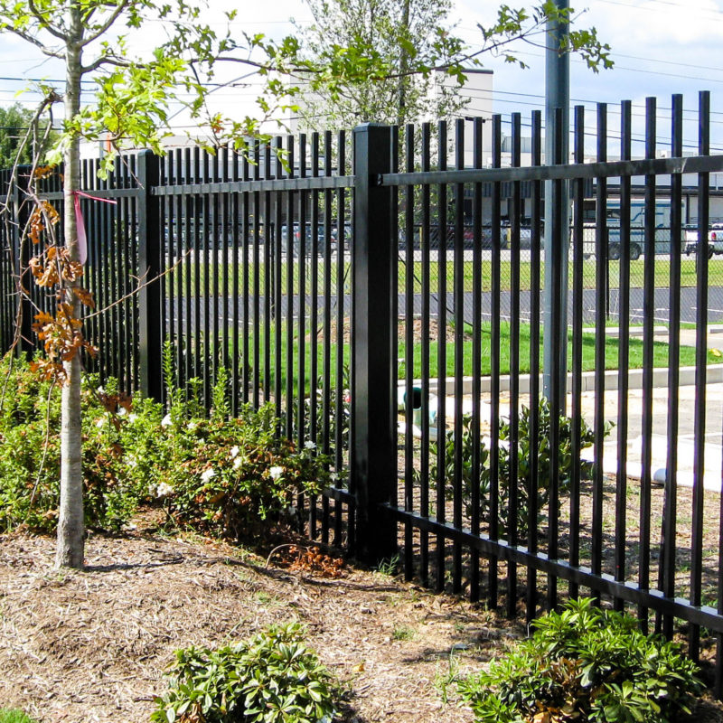 palisade aluminum fence panels commercial