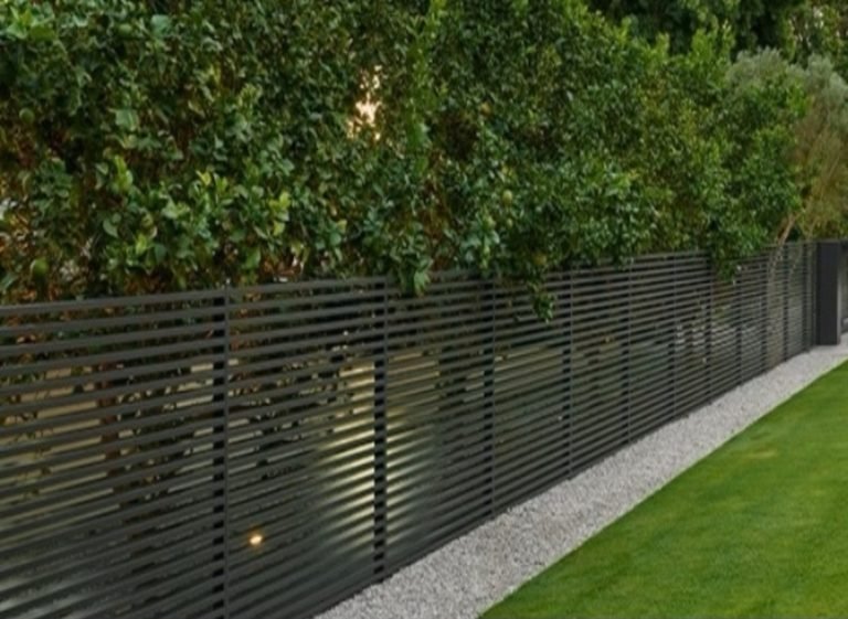 Aluminum SemiPrivacy Horizontal Fence Panels Aluminum Fence Panels