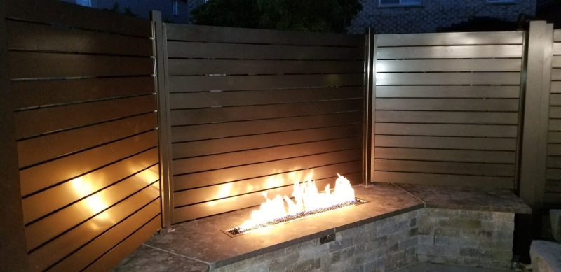 aluminum semi-privacy fencing toronto